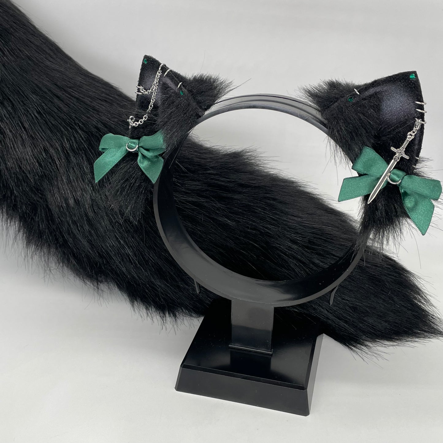 “The Veil Warden” Black Kitten Set