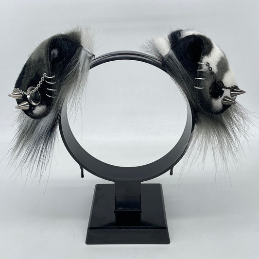 Monochrome Spotted Punk Puppy Set