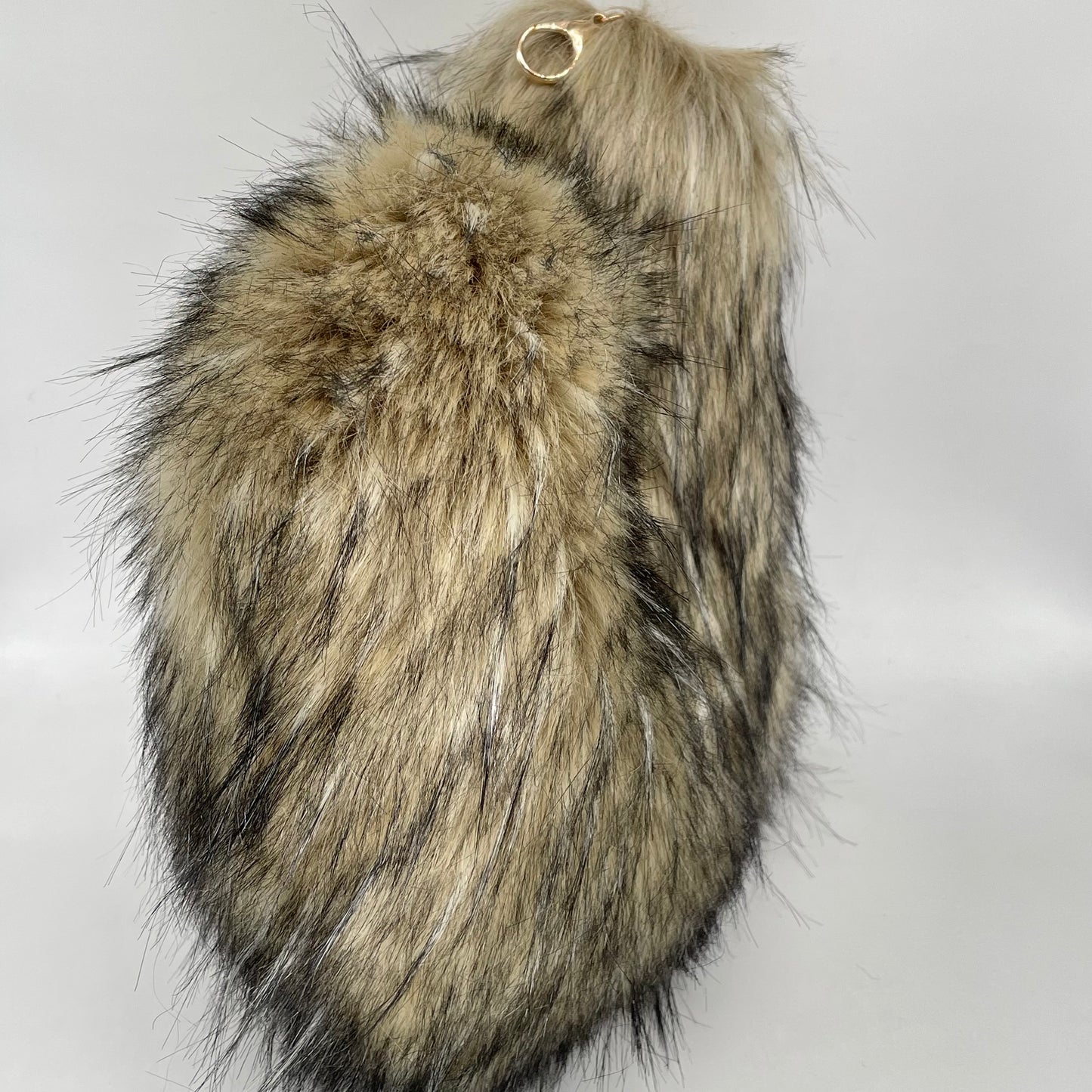 Brown Curled Canine Tail