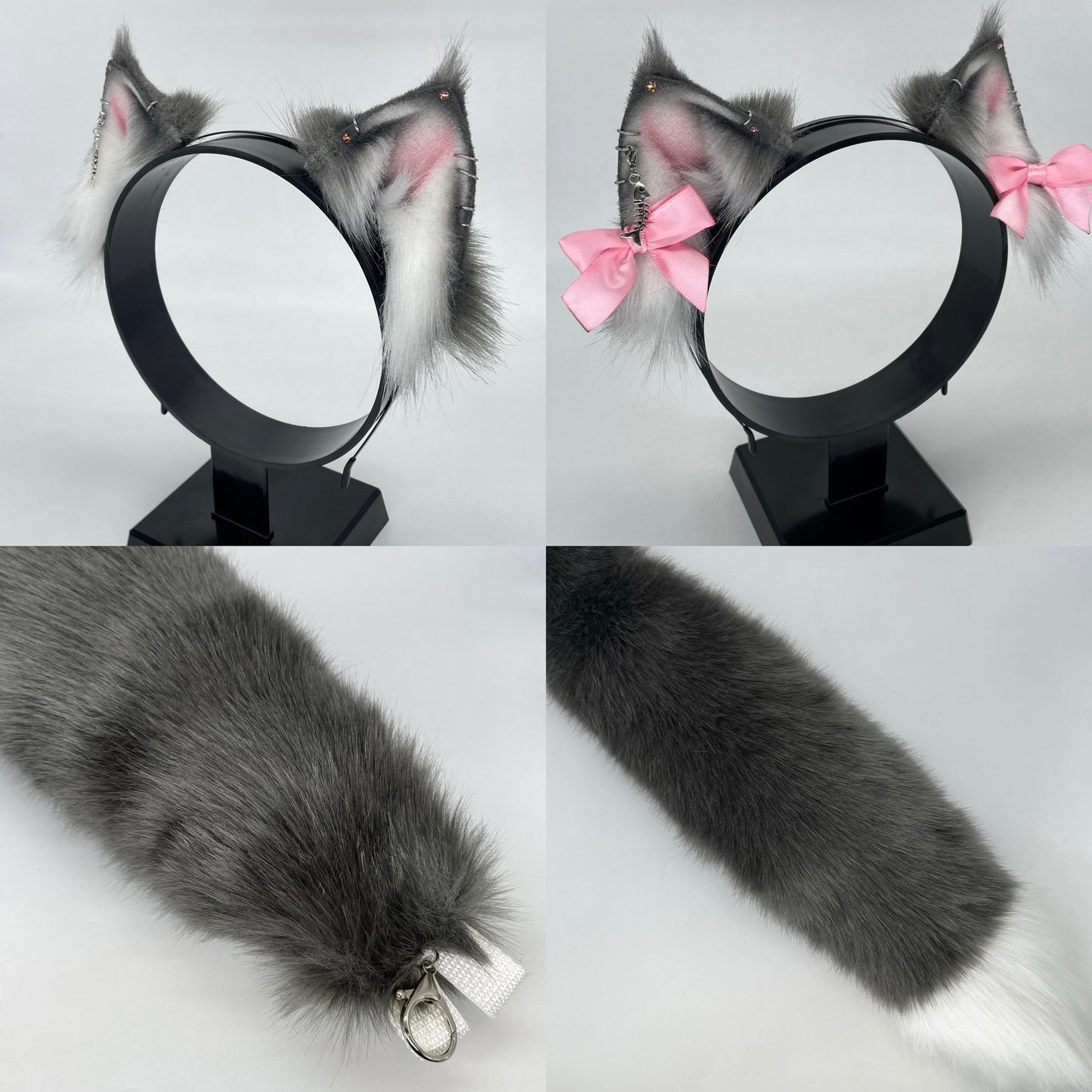 Grey Maine Coon Kitten Set