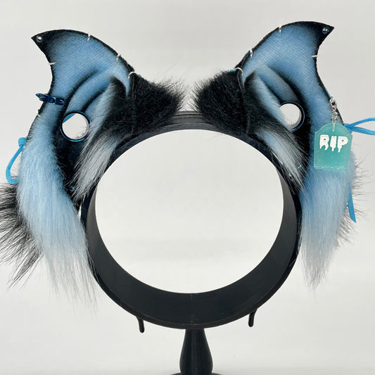 Corset Baby Bat ears- Blue & Black
