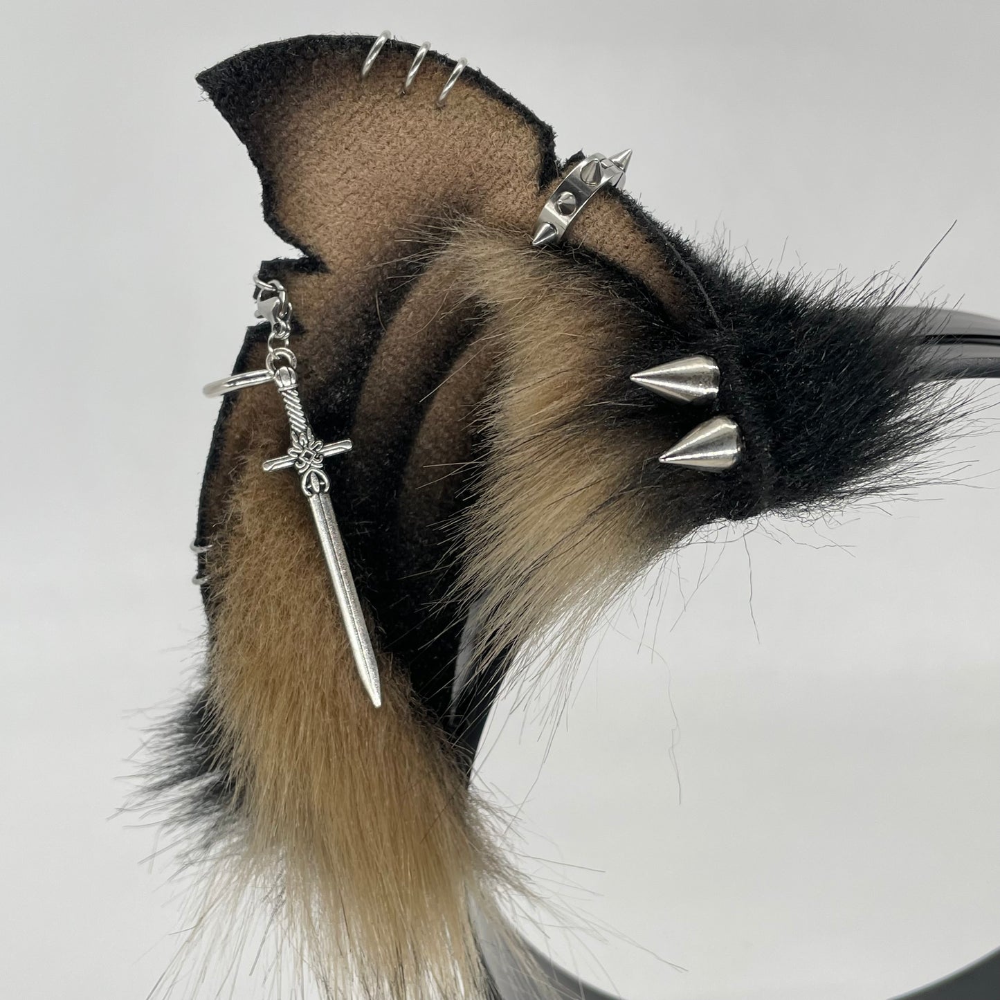 Punk Baby Bat Ears- Black & Tan