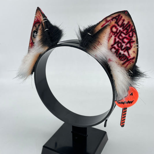 “Always Check Your Candy” Cat Ears