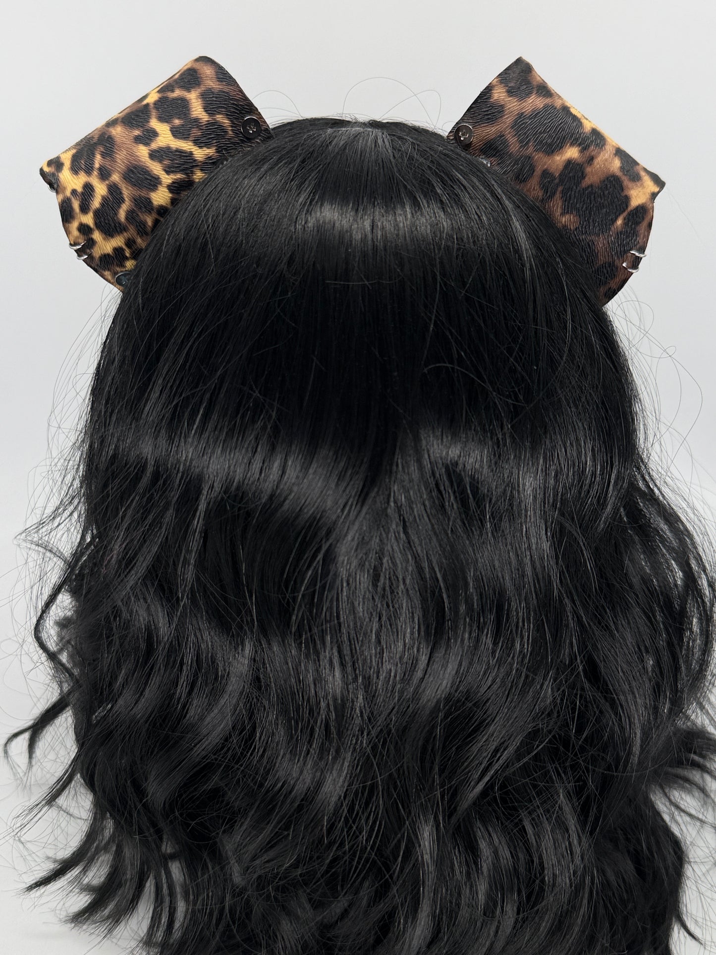 Cheetah Punk Puppy Ears (Faux leather)