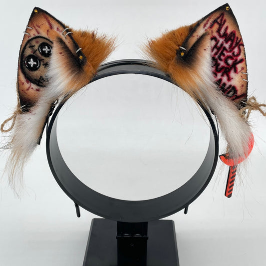 “Never Blow Out A Jack O’Lantern” Cat Ears