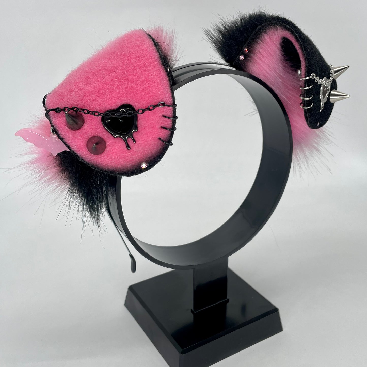 Punk Puppy Set- Bubblegum & Black