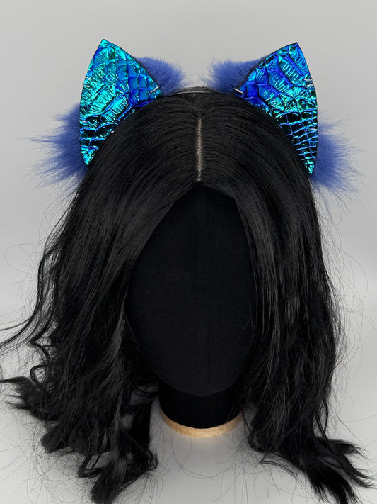 Mer-Kitten Ears (Faux leather & fur)
