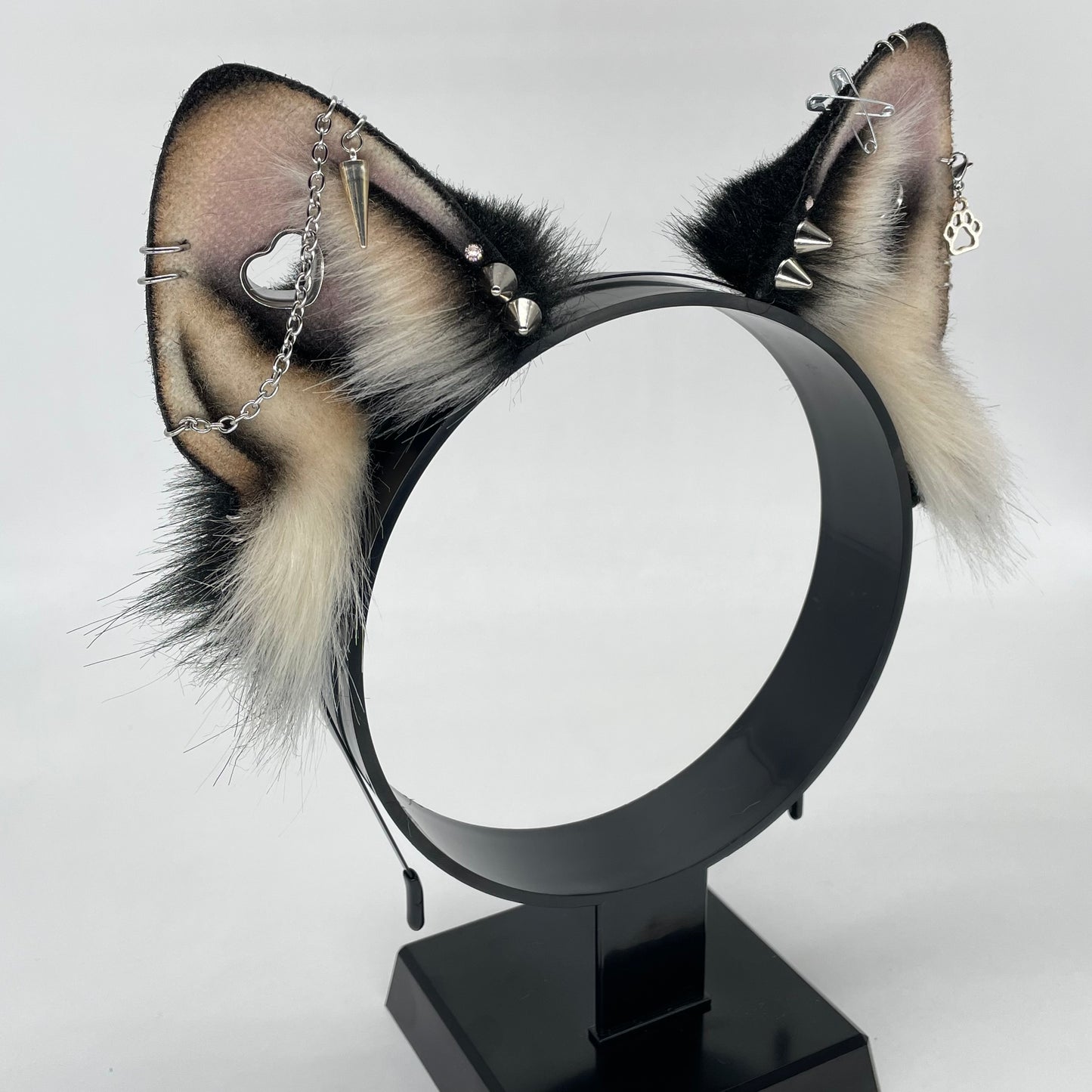 Punk Shiba Inu Ears- Black & Tan