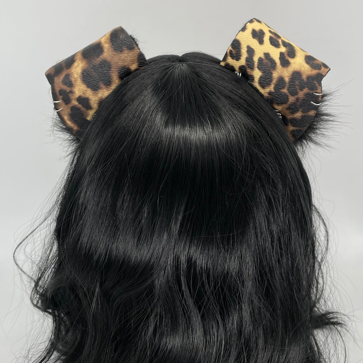 Cheetah Puppy Ears (Pleather & Fur)