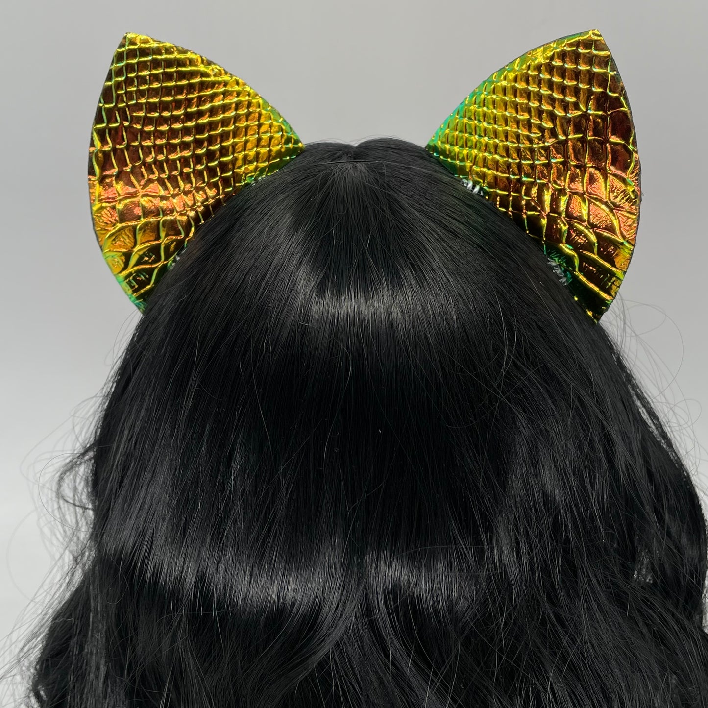 Dragon Scale Cat Ears (Full Pleather)
