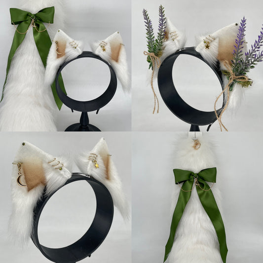 Witch’s Familiars- White Cat set