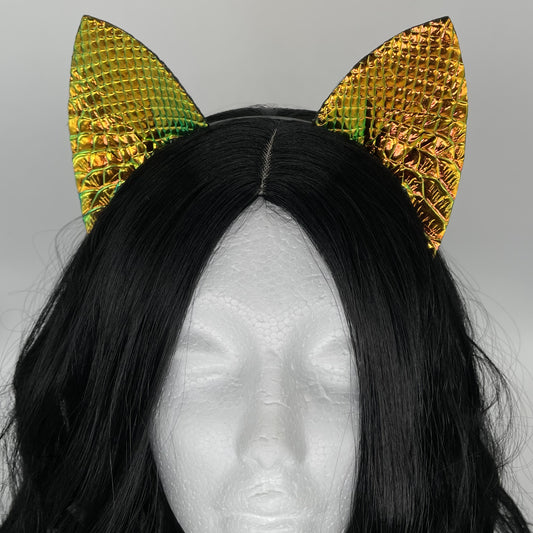 Dragon Scale Cat Ears (Full Pleather)