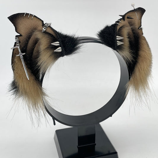 Punk Baby Bat Ears- Black & Tan