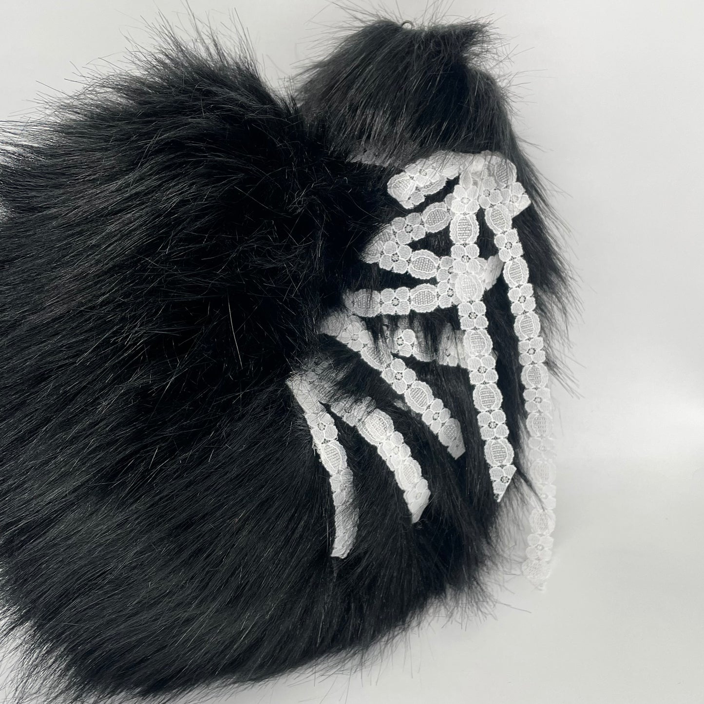Lace Corset Puppy Set- Black & White