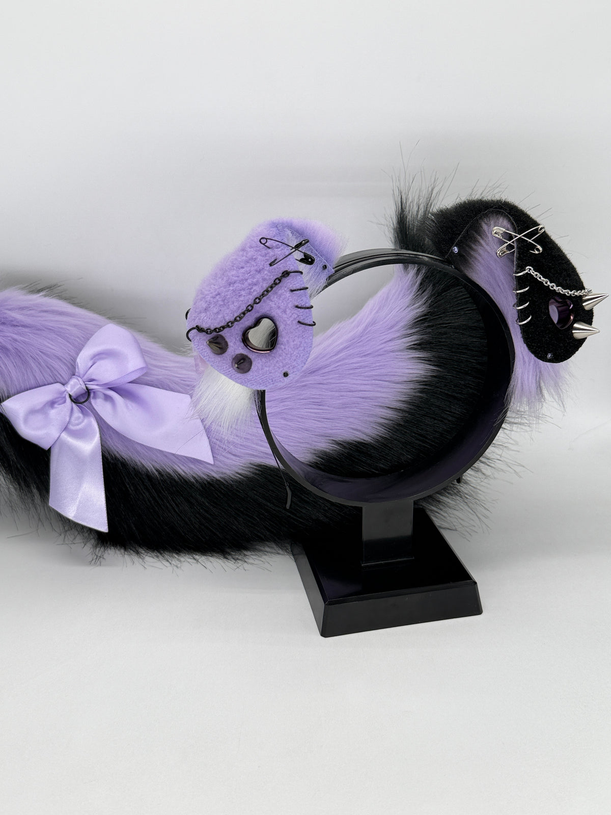 Lavender Mismatch Punk Puppy Set