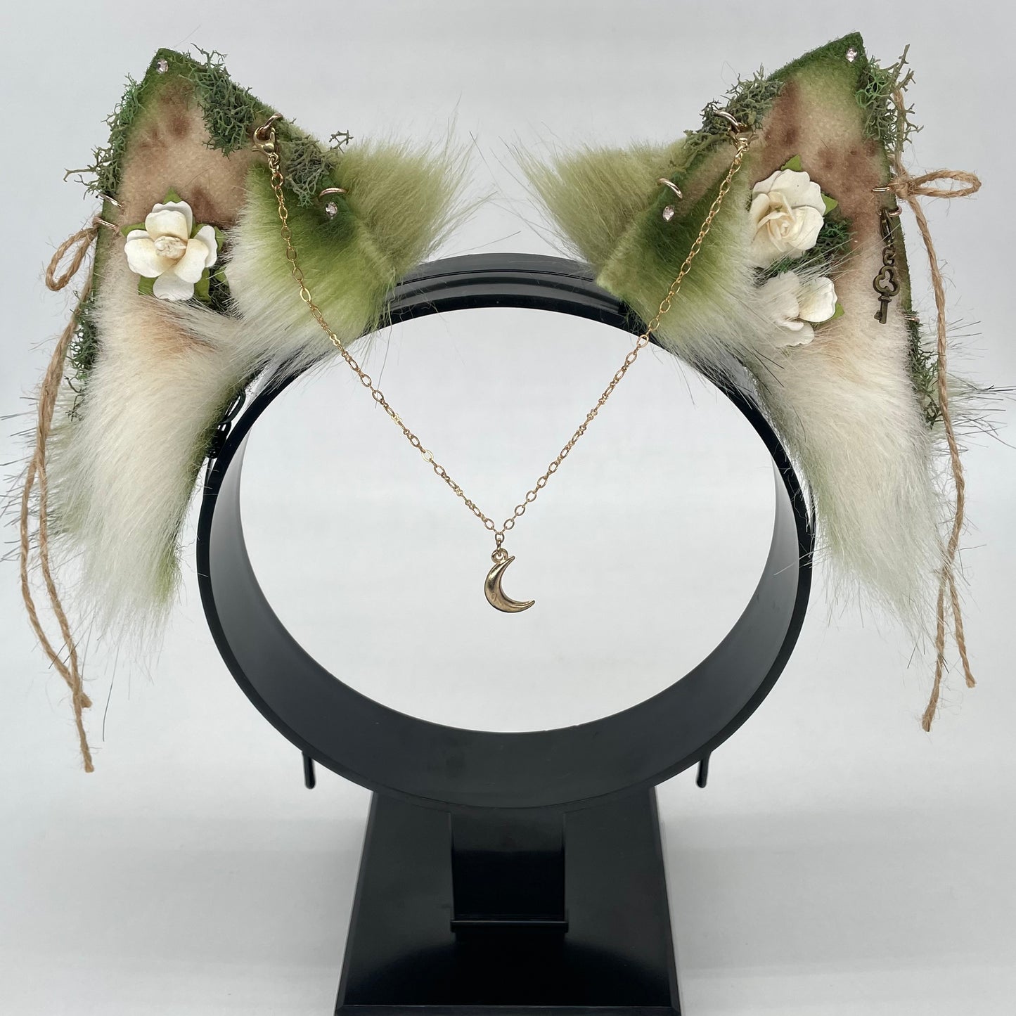 Olive & Ivory Cat Set