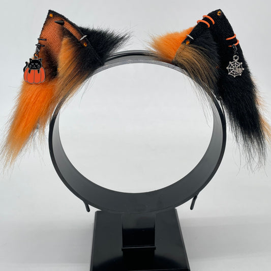 Mismatch Halloween Kitten Ears
