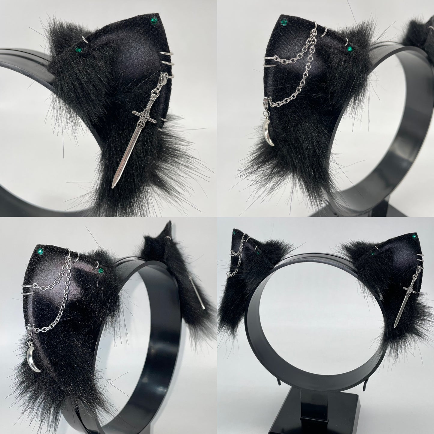 “The Veil Warden” Black Kitten Set