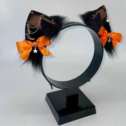 “Halloweentown’s Little Familiar” Black Kitten Set