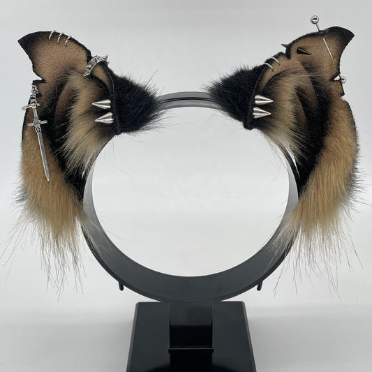 Punk Baby Bat Ears- Black & Tan