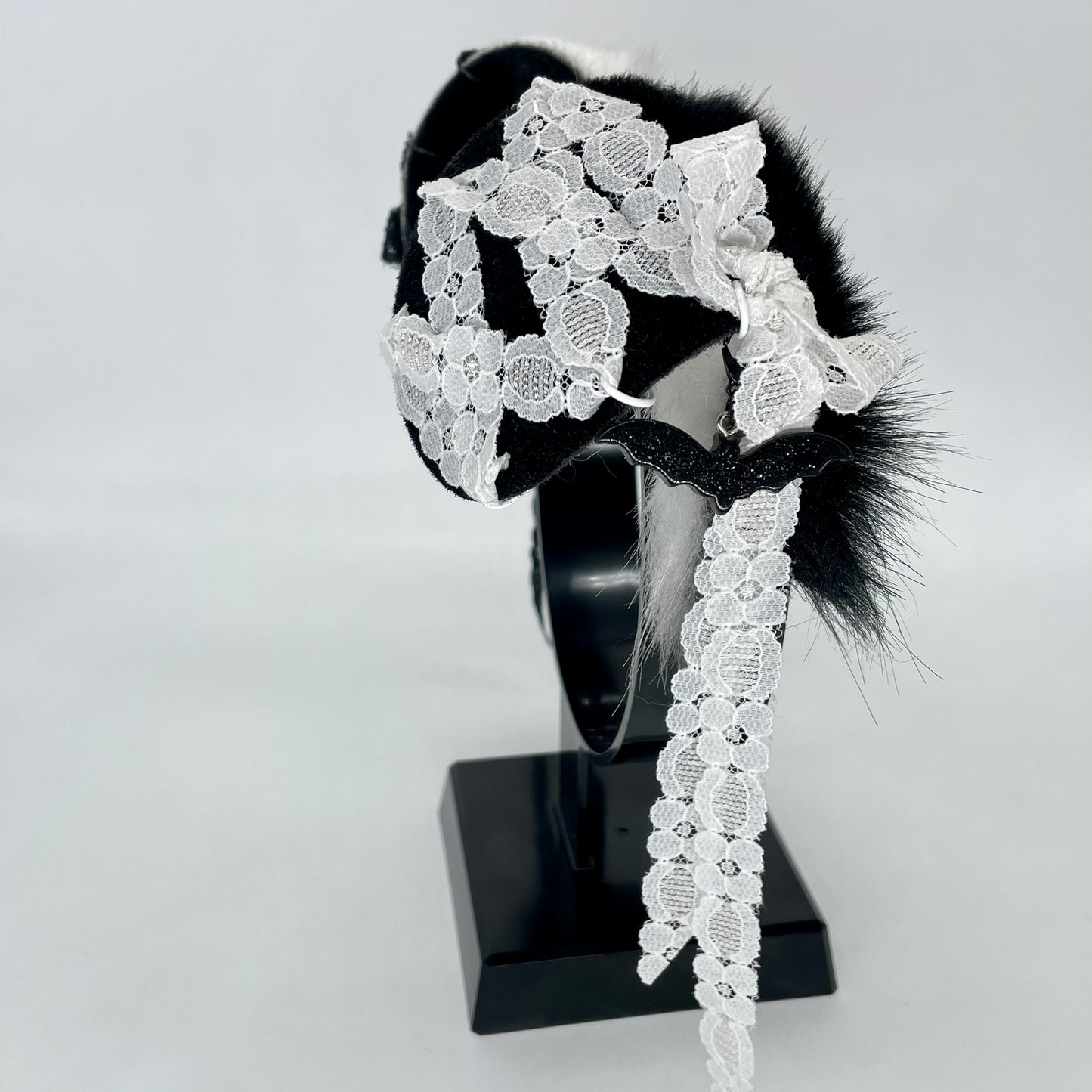 Lace Corset Puppy Set- Black & White