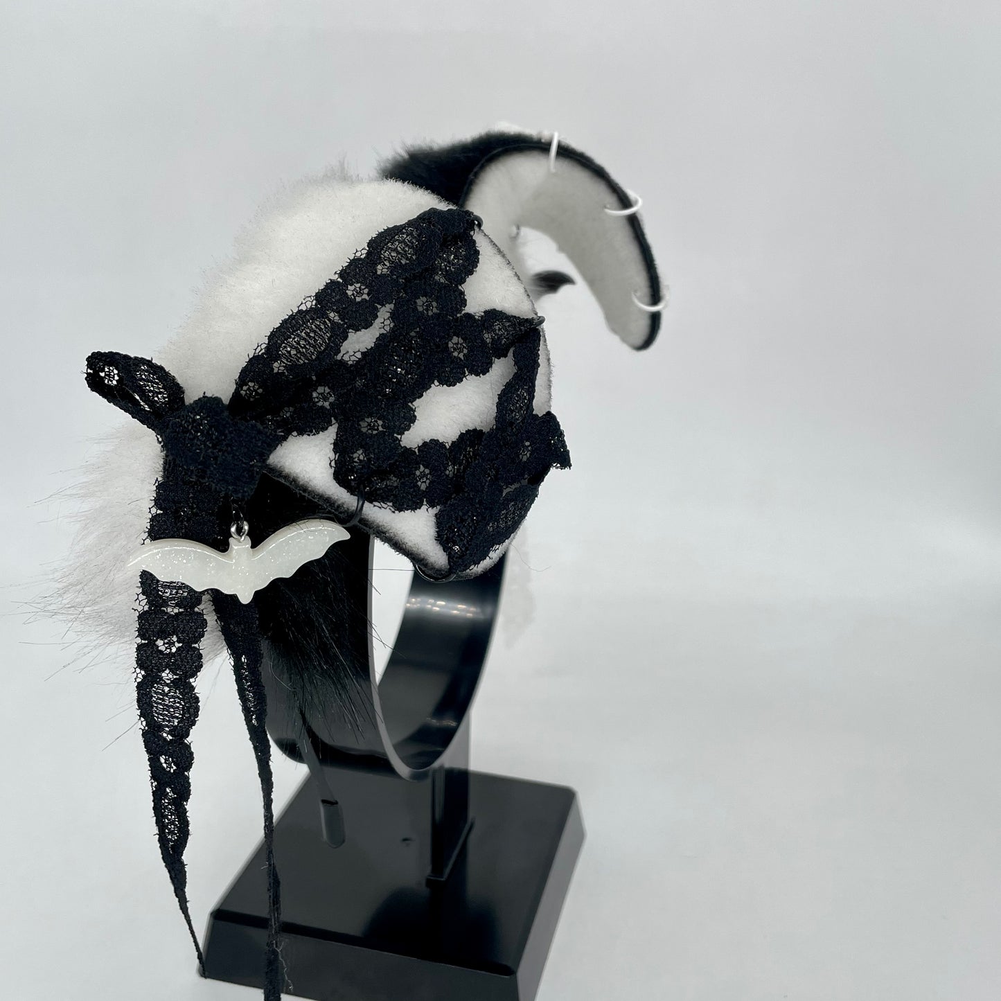 Lace Corset Puppy Set- Black & White