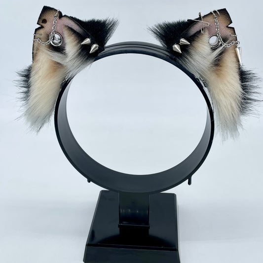 Punk Kitten Ears- Black & Tan