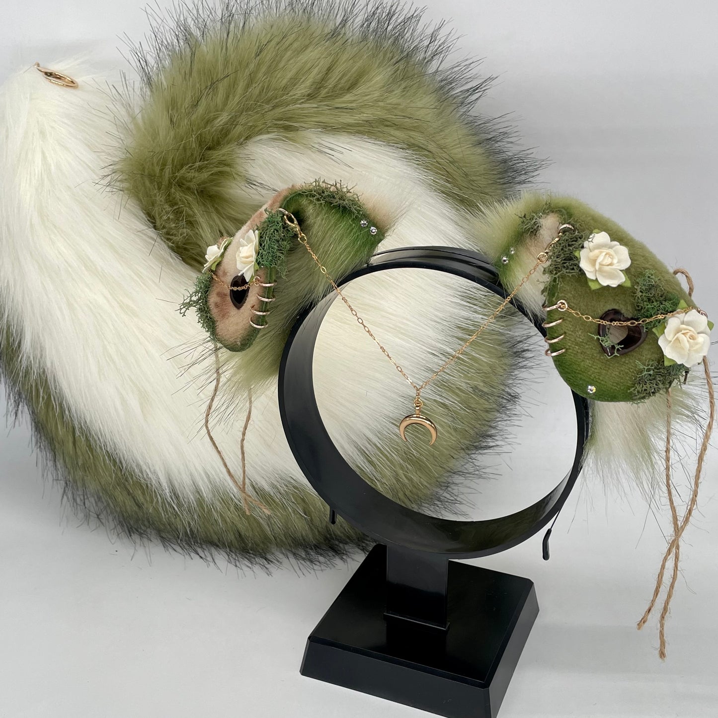 Olive & Ivory Puppy Set