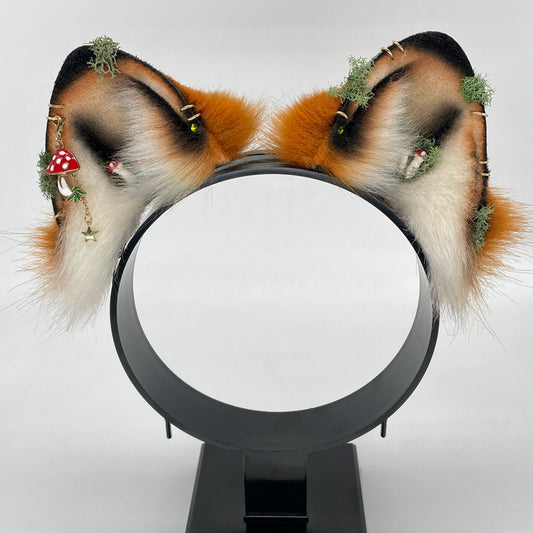 Cottagecore Red Fox Kit Ears