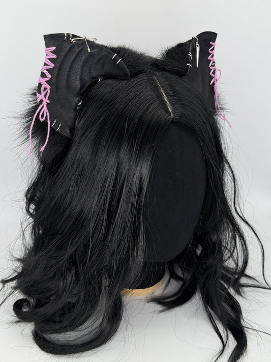 Leather & Laced -Orchid Crypt Bat Ears