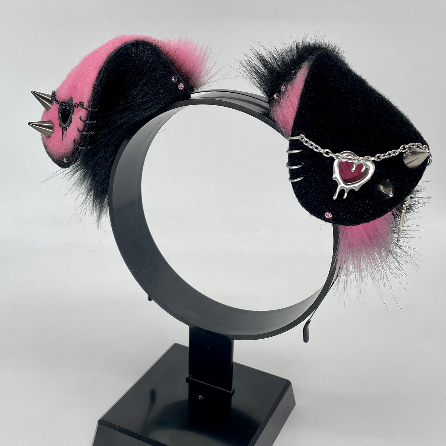 Punk Puppy Set- Bubblegum & Black