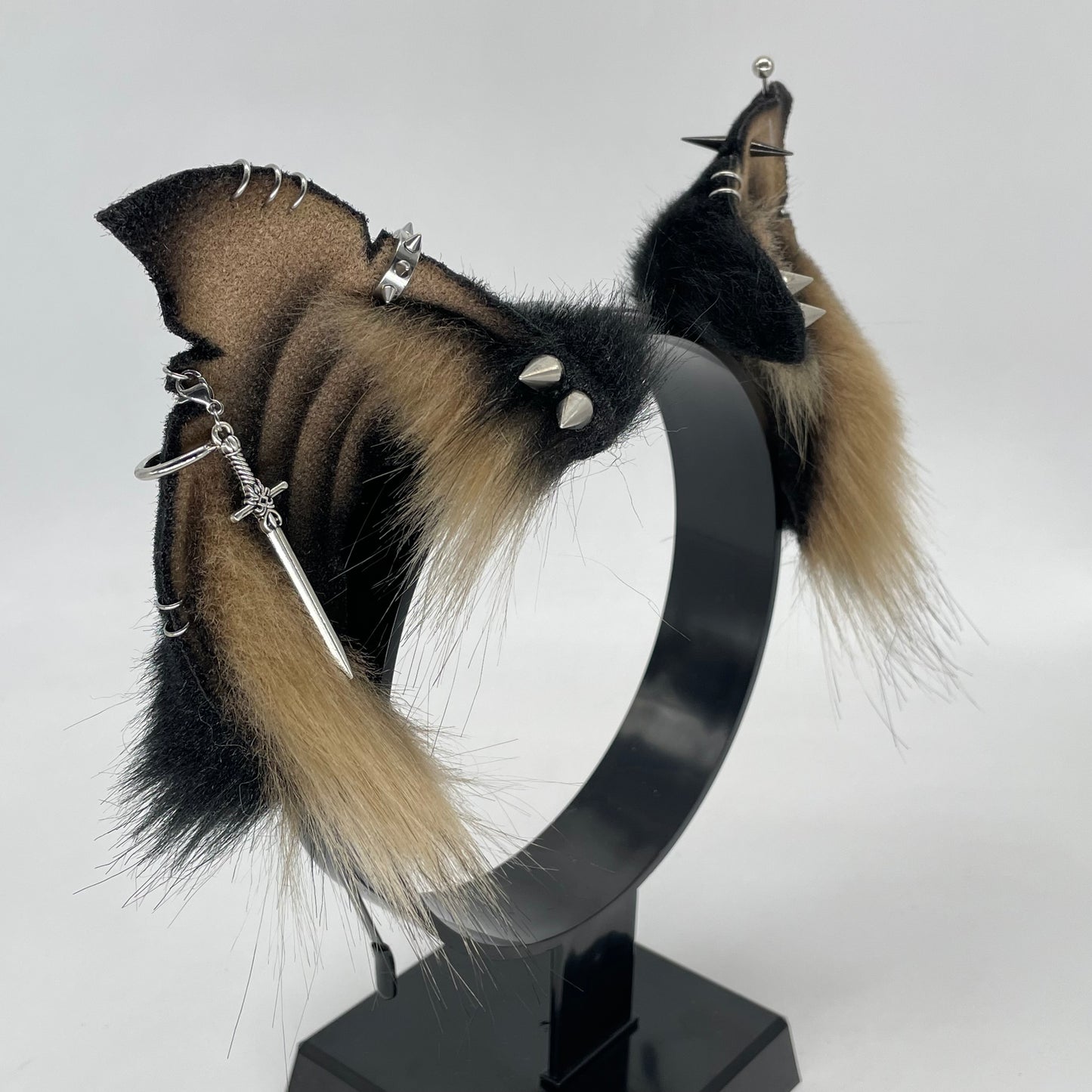 Punk Baby Bat Ears- Black & Tan