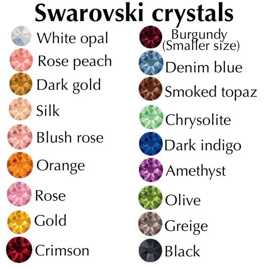 Swarovski crystals