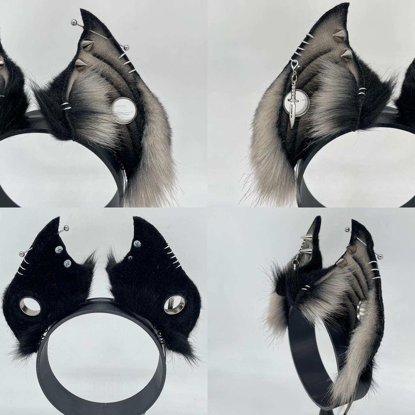 Monochrome punk bats