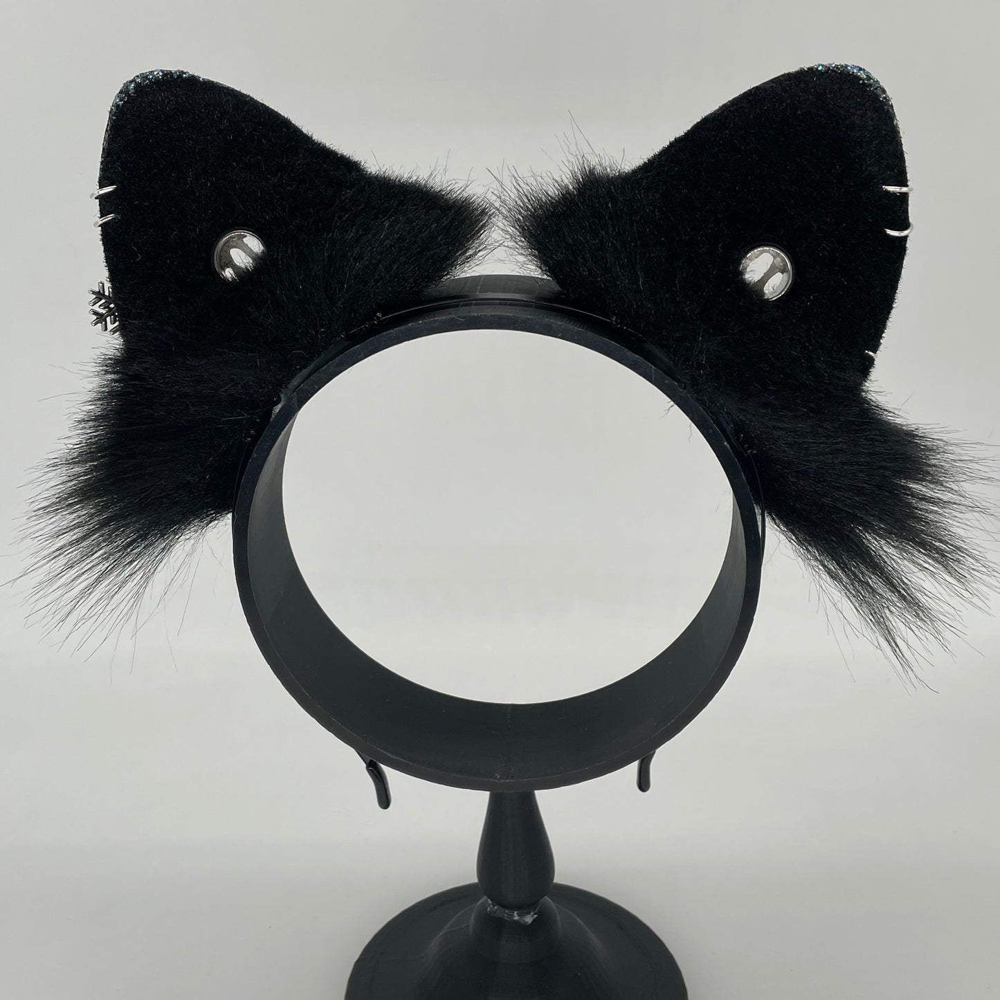 Snowy Night Alaskan Malamute ears