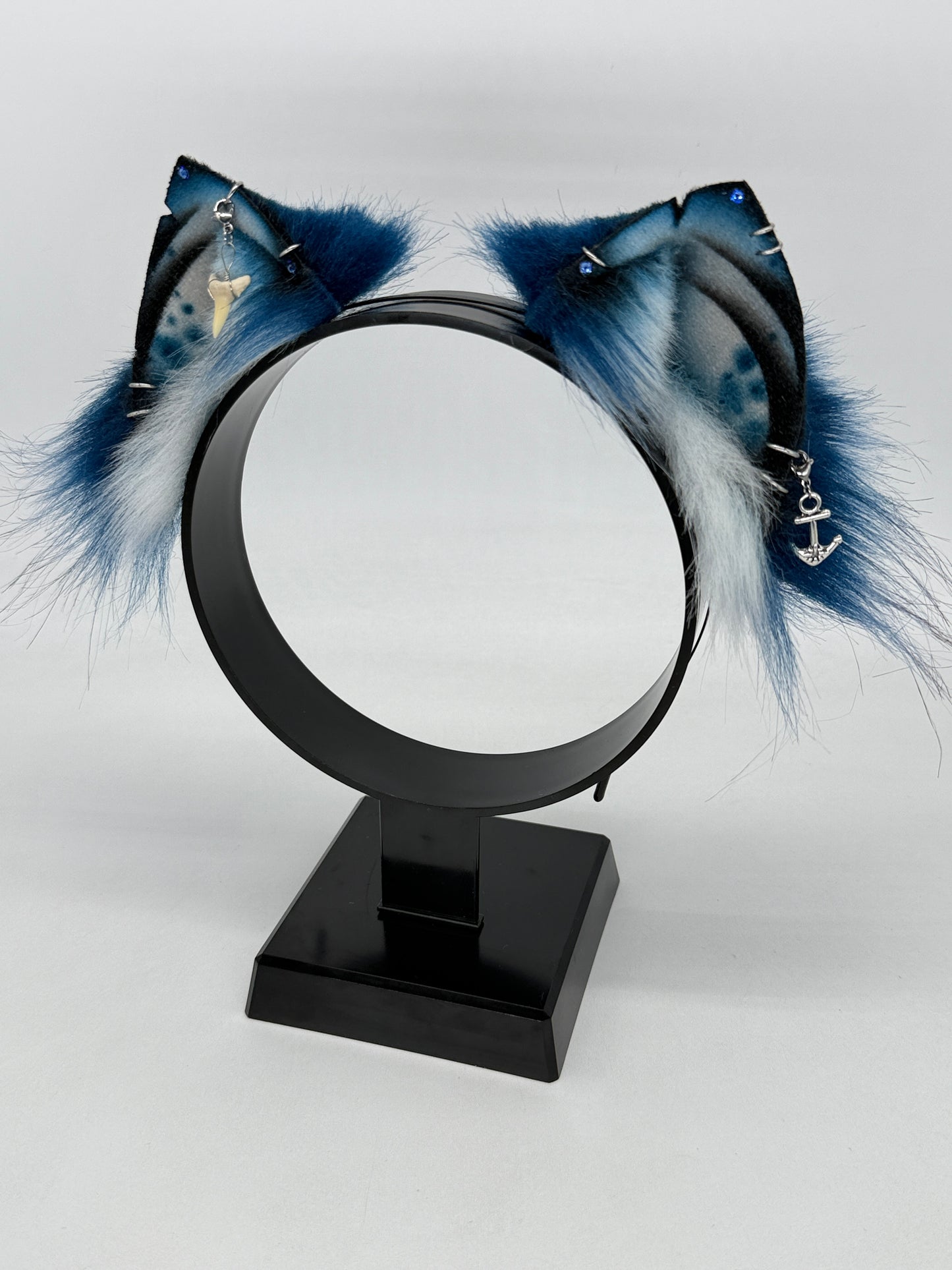 Blue Shark Ears (Kitten shape)