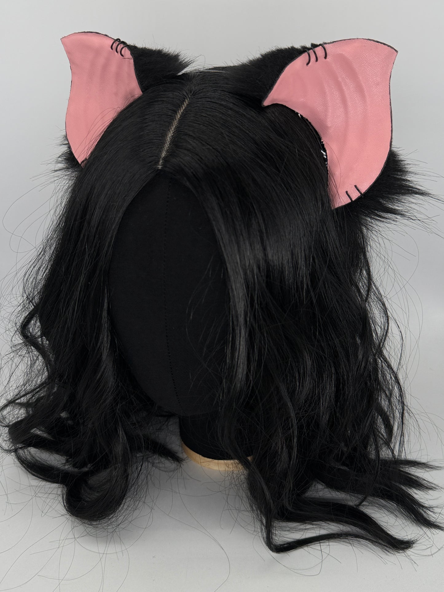 Crypt Bat Ears (faux leather & fur)