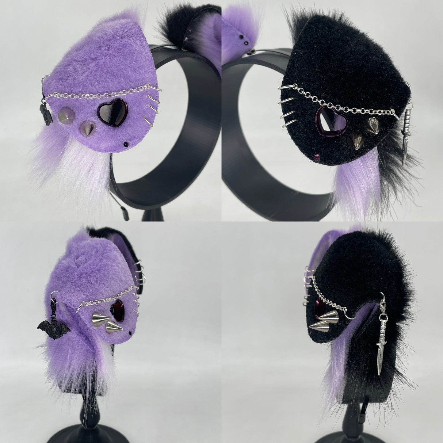 PRE-ORDER- Lavender Punk Puppy ears