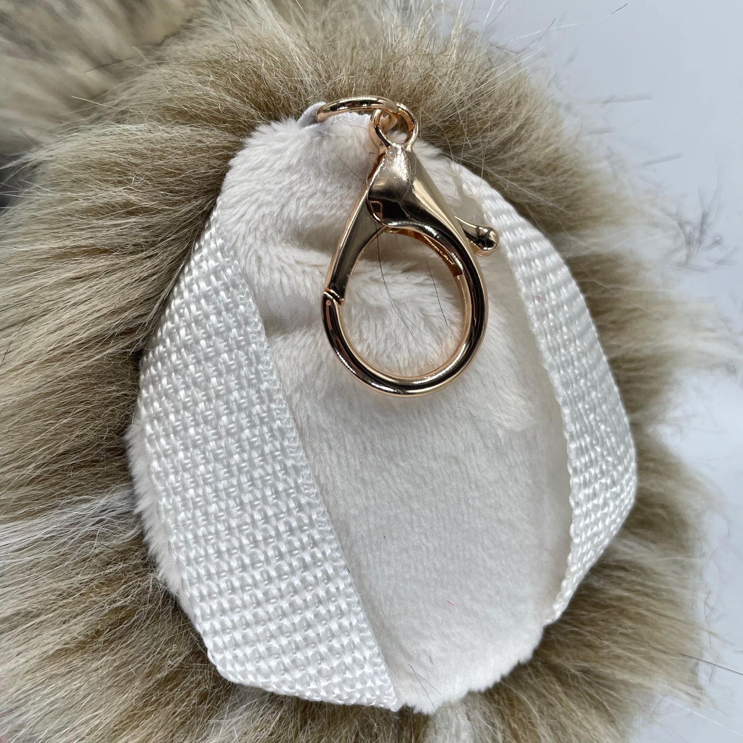 Brown Curled Canine Tail