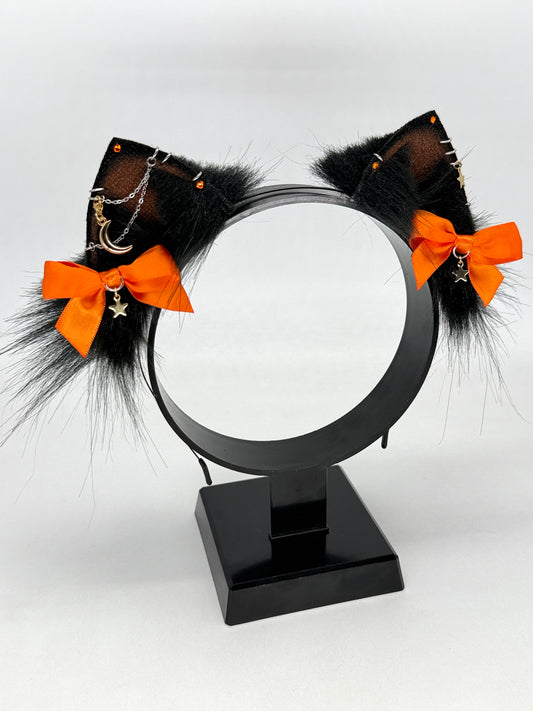 Halloweentown’s Little Familiar- Kitten Ear & Tail Set