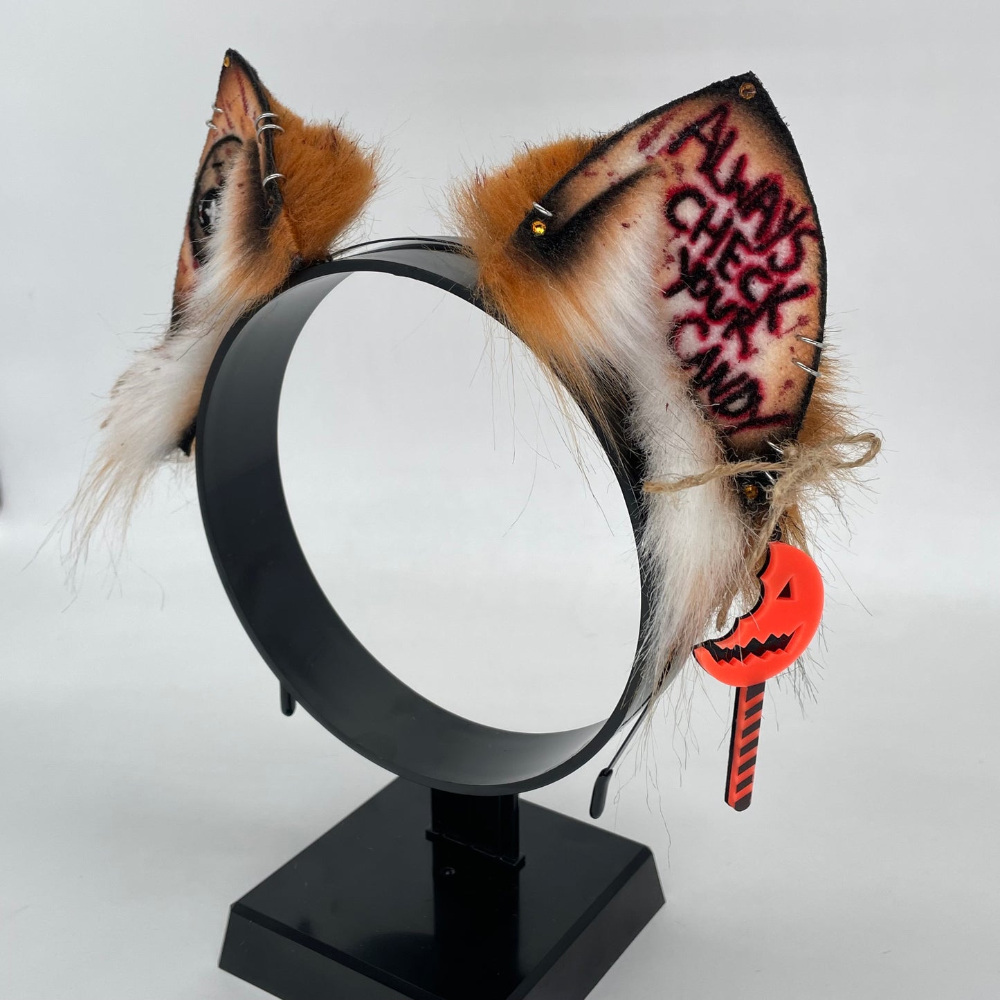 “Never Blow Out A Jack O’Lantern” Cat Ears