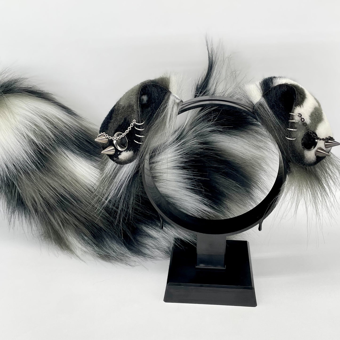 Monochrome Spotted Punk Puppy Set