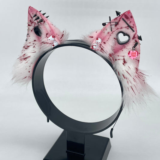 “Love You To Death” Punk Fox Kit Ears