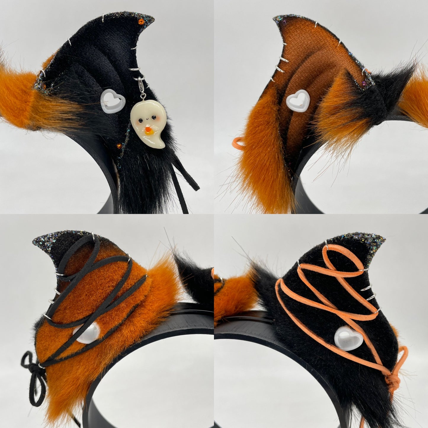 All Hallow’s Eve baby bat ears