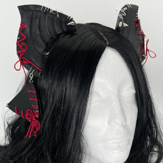 Leather & Laced -Crypt Bat Ears