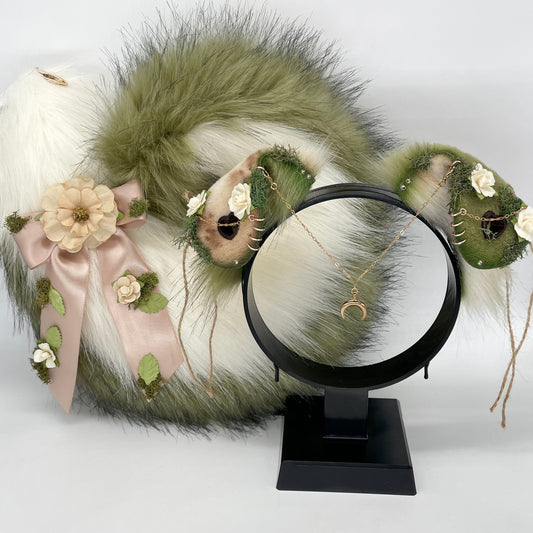 Olive & Ivory Puppy Set