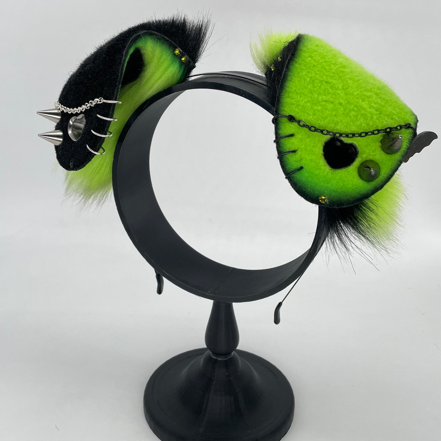 Punk Puppy Set- Lime & Black