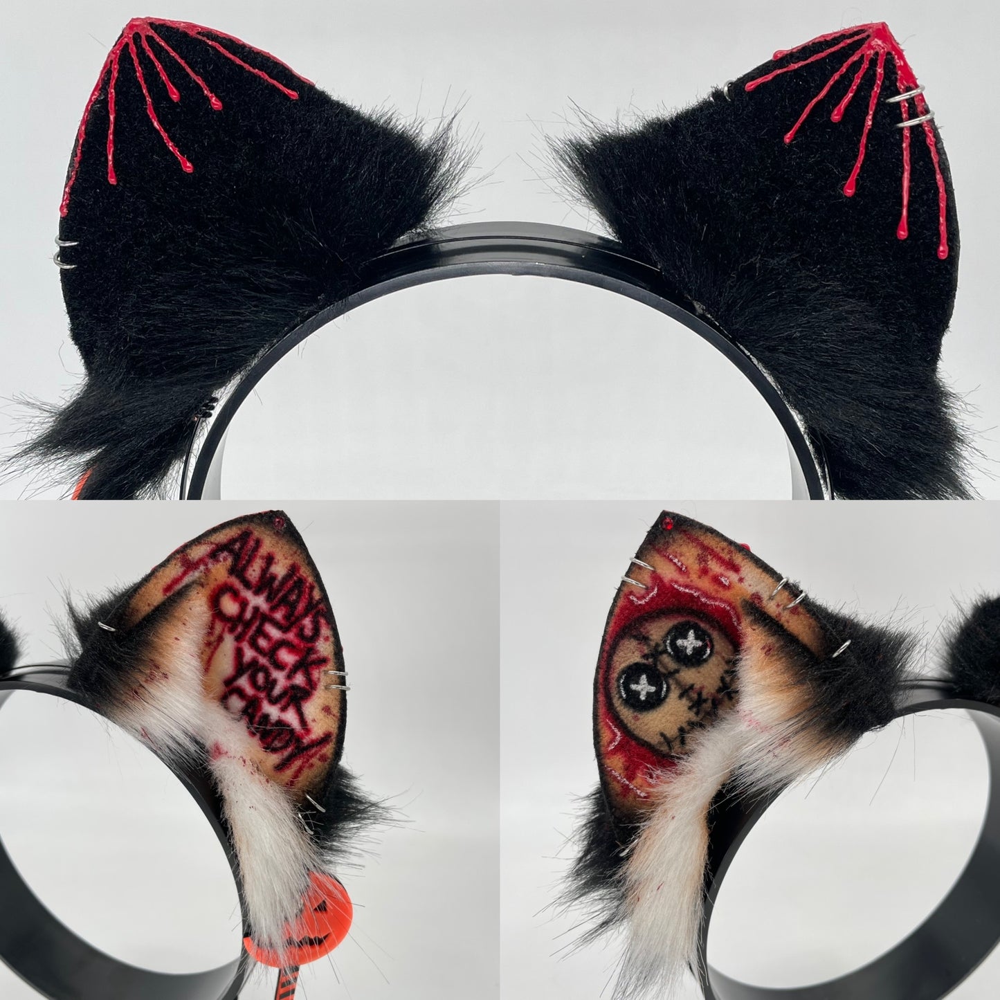 “Always Check Your Candy” Cat Ears