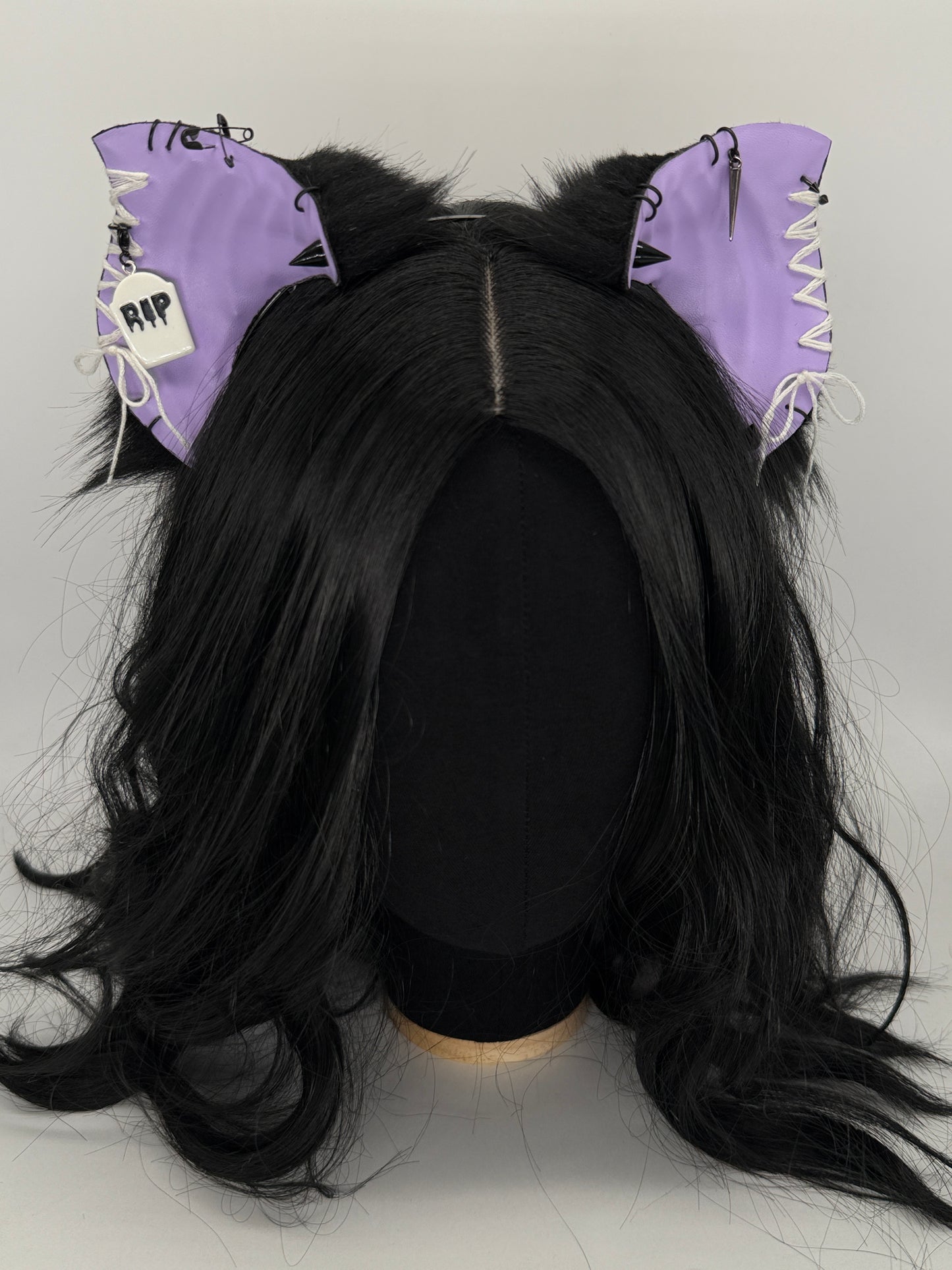 Leather & Laced -Pastel Goth Crypt Bat Ears