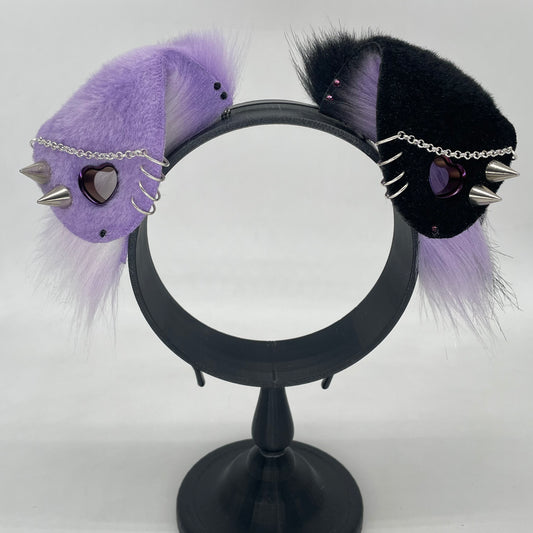 PRE-ORDER- Lavender Punk Puppy ears